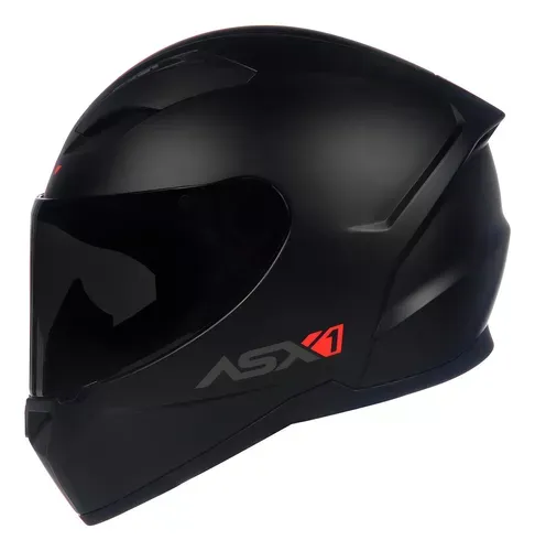 Capacete Asx City Preto Fosco Mate Tamanho 60/G